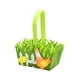thumbnail image 2 of Canasto De Dulces De Huevo De Pascua Con Asa, Canastos De Juguetes De Tela No Tejida, Gallina Naranja, 2 of 3