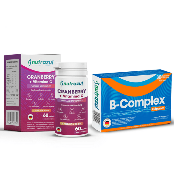 Cranberry + B complex Cápsulas pack 2