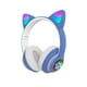 thumbnail image 1 of Audífonos Inalámbricos Bluetooth Rgb Orejas Gato Niña azul, 1 of 2