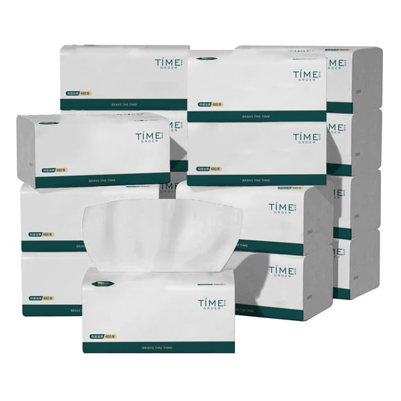 Pañuelos faciales CALM LIFE 7680 hojas 4 capas paquete compacto