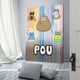 thumbnail image 3 of Pou Cuadro decorativo colgante - Arte de pared - Póster enmarcado - Decoración de pared - Regalos para familia, amigos y aficionados 40*60 cm, 3 of 6