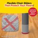 thumbnail image 2 of Deslizadores Ruby Small Premium para patas de silla, 8 piezas, protegen el piso, 2 of 7