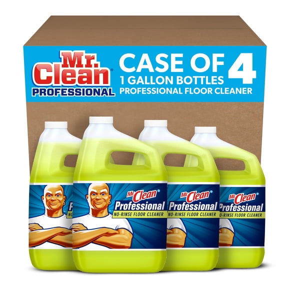 Limpiador de pisos Mr. Clean Professional Bulk, 3,78 L, caja de 4