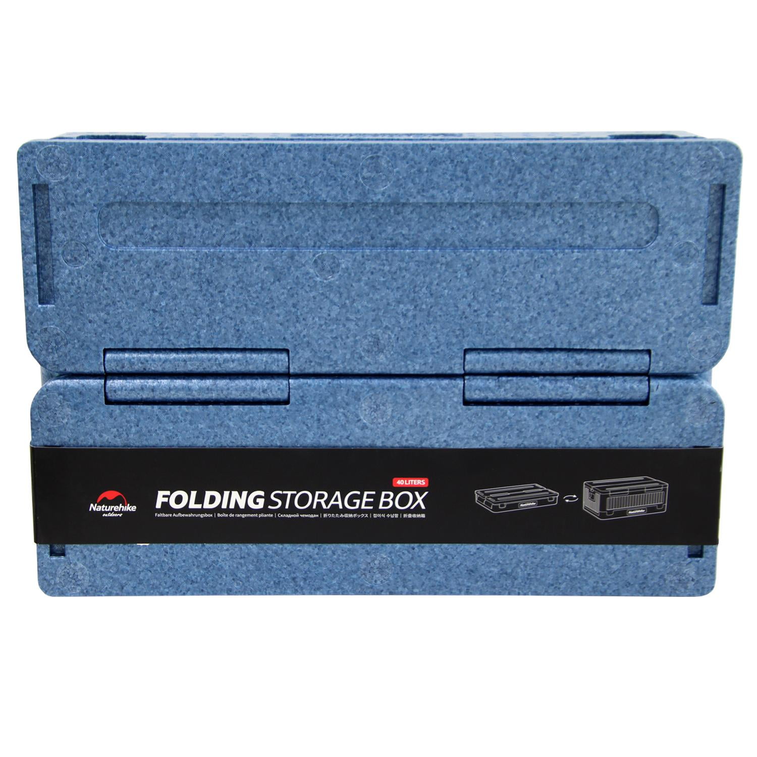 Caja De Almacenamiento Plegable Naturehike Epp Azul 40litros Azul