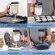 thumbnail image 2 of Dispensador de masa para hotcakes KPKitchen 1 L - plástico negro libre de BPA, 2 of 9