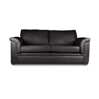 Latam Home - Sofa Ancona 3 C Pu Grano Negro