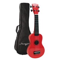 Ukelele Rockjam Soprano Uk-222-Rd De 4 Cuerdas Para Principiantes, Color Rojo