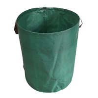 Magideal - Bolsa Para Residuos De Jardín Cesta Para Césped Saco De Almacenamiento Contenedor De Hojas Portátil De Material Transpirable Adecuado Para Recoger De Verde 500L