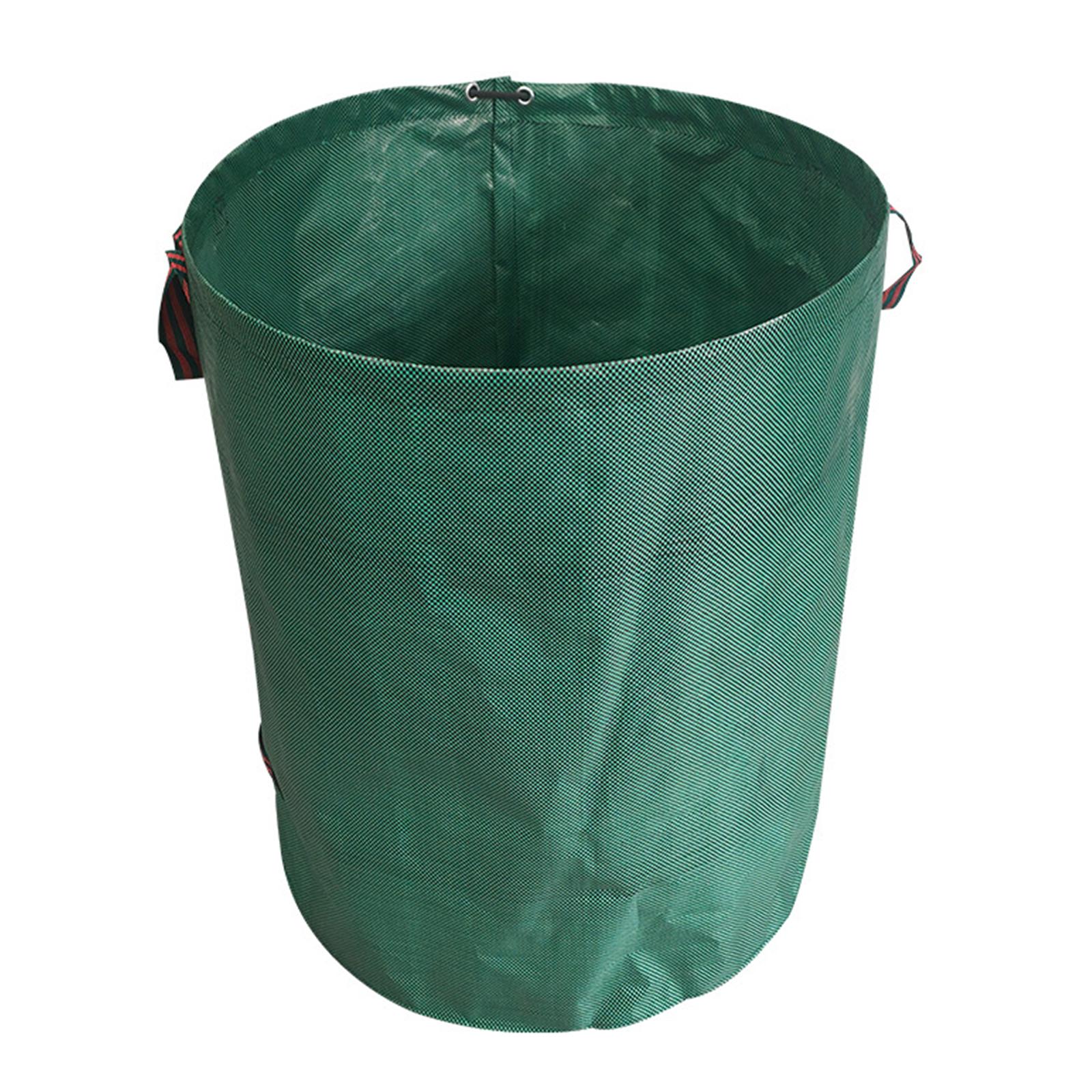Magideal - Bolsa Para Residuos De Jardín Cesta Para Césped Saco De Almacenamiento Contenedor De Hojas Portátil De Material Transpirable Adecuado Para Recoger De Verde 500L