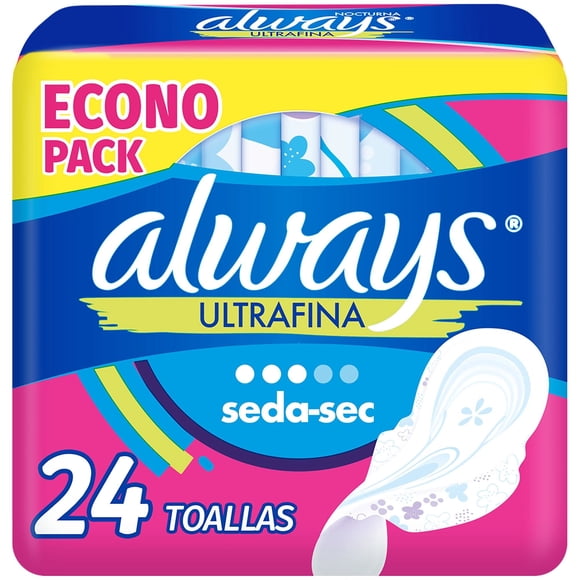 Toallas Higiénicas Seca Ultrafina, 24 Un