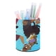 thumbnail image 1 of La Familia Proud Más Fuerte y Orgullosa-theme Cylinder Pen Holder Pencil Organizer with Flannel Lining PVC Leather Material Cardboard Base for study work 10*8CM, 1 of 6