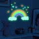 thumbnail image 1 of 1pc Rainbow Clouds and Love Hearts Luminous Wall Stickers - Self-Adhesive Decorations for Bedroom, Living Room, and More, 1 of 3