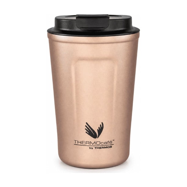 VASO TÉRMICO ACERO INOXIDABLE FLIP LID 350 ML ROSE