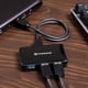 thumbnail image 2 of Concentrador Multi‑puerto Transcend TS-HUB3K USB 3.0 de 4 puertos Negro, 2 of 9