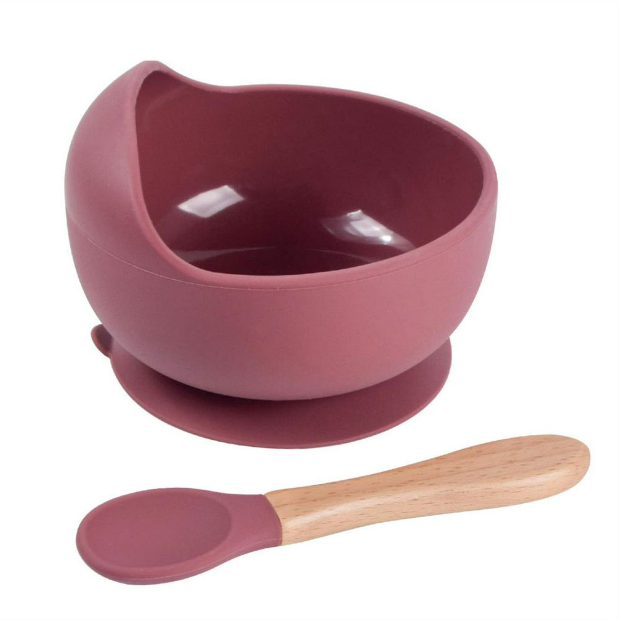 Genérico - Plato Bowl De Silicona Con Cuchara Para Bebe