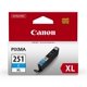 thumbnail image 1 of Cartucho de tinta Canon CLI-251XL Cyan compatible, 1 of 1