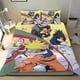 thumbnail image 1 of NARUTO Conjunto de sábanas temático, trío de piezas, cómodo y amigable con la piel, diseño único, regalo de decoración para el hogar para familiares, amigos y fans,173X218cm, 1 of 6