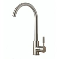 Genérico - Grifo Monomando Llave Lavaplatos Lavaloza Acero Inoxidable