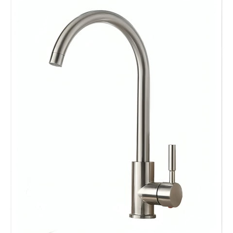 Genérico - Grifo Monomando Llave Lavaplatos Lavaloza Acero Inoxidable