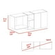 thumbnail image 3 of Mueble Superior De Cocina 62x150x34,5 Cm Café Claro, 3 of 3