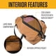 thumbnail image 3 of Bolso de viaje Carhartt Classic 55 L resistente, negro, 3 of 6