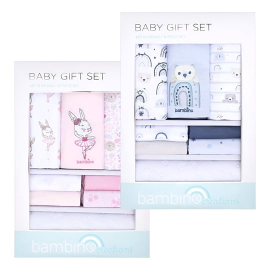 Bambino Mio - Pack 12 Piezas Mantas Toallas Mudador Bebe Bambino Maryshop