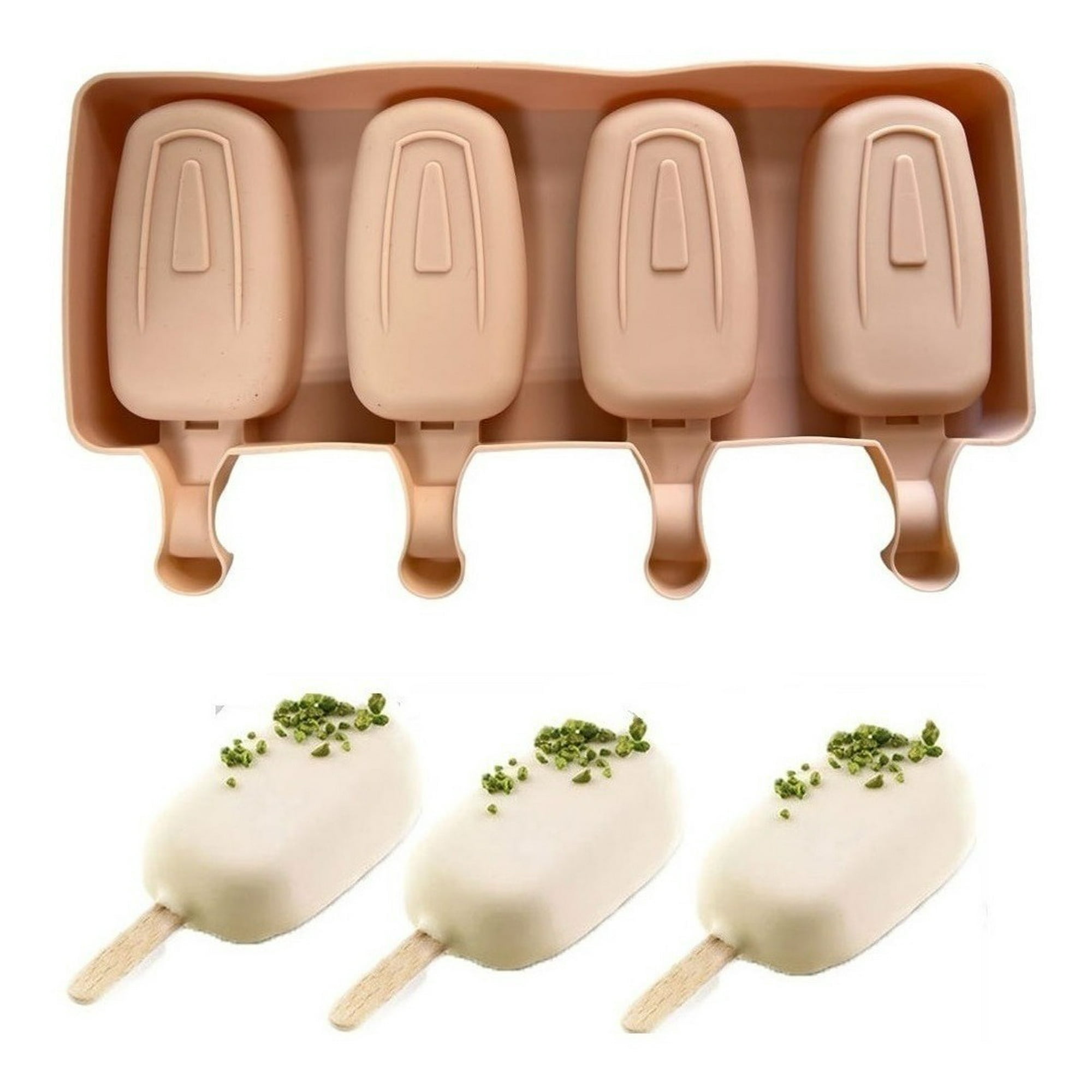 Genérico - Moldes De Silicona Para Helados Molde Paletas Helado