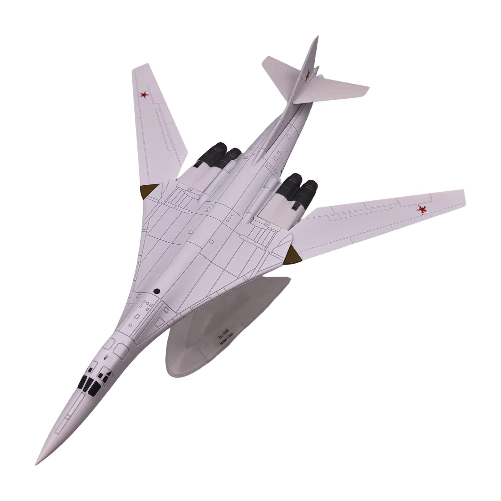 Magideal - Modelo De Caza 3D De Metal, Adorno Liso, Juguete De Con Soporte, 1/200 Aviones Fundidos A Presión Para Sala De Estar, Escritorio, Adultos Y Ni