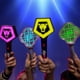 thumbnail image 4 of KPop Demon Hunters HUNTR/X Light Stick Luces Sincronizables, 4 of 4