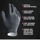 thumbnail image 4 of Guantes desechables Venom Steel de nitrilo industrial, 6 m, 100 quilates, 4 of 6