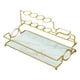 thumbnail image 1 of Exquisito Soporte Para Cepillos De Dientes, Organizador Cosmético Para Encimera De Baño, Hogar, Blanco Y Dorado, 1 of 3