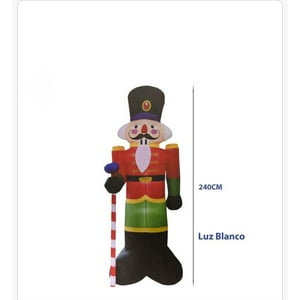 Aladdins Shop - Cascanueces Inflable 2,4 Metros - Figuras Adornos De Navidad