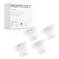 Momcozy Accesorio Original Para Sacaleches Momcozy V1 Pro/V2 Pro, Recambio Original Insertos De Brida 19Mm, 4 Unidades