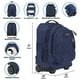 thumbnail image 3 of Mochila con ruedas JanSport Driver, bolsa de viaje con 8 ruedas, negra, 3 of 3