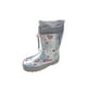 thumbnail image 1 of Bota de Agua Lluvia Plateado Niña, 1 of 3