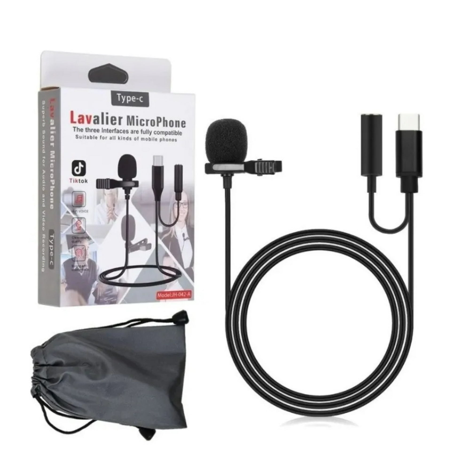 Tomasstore - Micrófono Condensador Lavalier Solapa Para Celulares