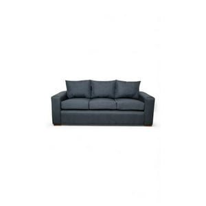 Diseños Valestrini - Sofa Stefanny Lino Gris Oscuro