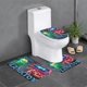 thumbnail image 1 of Plankton: La Película Juego de 3 alfombras de baño de coral fleece: tapete de baño + alfombra de inodoro en forma de U + funda de tapa de inodoro en forma de O, 1 of 6