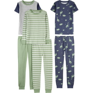 Conjunto De Pijama Simple Joys By Carter'S Boys, 6 Piezas, Algodón 3T