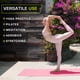 thumbnail image 5 of Tapete de yoga ProsourceFit Original de 6 mm de grosor, antideslizante, rosa, 5 of 6