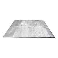 Magideal - Estera De Camping De Papel De Aluminio, Almohadilla Para Dormir, Portátil, Resistente Al Desgaste, Plegable, Estera De Tienda De Campaña Para Acampar 200 Cm X 200 Cm X 35 Mm