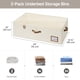 thumbnail image 2 of Organizador Bajo Cama StorageWorks 30L Algodán Cierre, 2 of 3