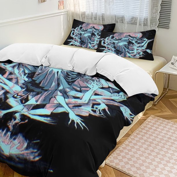 Jujutsu Kaisen Anime Home Bed 3-piece Set Classic Japanese Anime Polyester Wash Student Dormitory Set