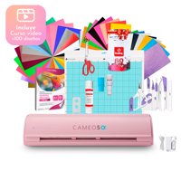 Kit Silhouette Cameo 5 Alpha Rosa + Full Insumos Y Regalos