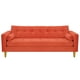 thumbnail image 1 of Sofa Retro 3cg Felpa 01 Naranja, 1 of 6