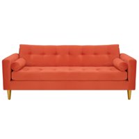 Bodevir - Sofa Retro 3Cg Felpa 01 Naranja