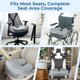 thumbnail image 5 of Cojín de Asiento 5 STARS UNITED 46x43x12 cm Espuma Viscoelástica Gris, 5 of 7