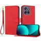 thumbnail image 1 of Funda Cartera para Motorola Moto Edge 50 NEO Tarjetero Soporte Magnético y Correa Rojo, 1 of 5