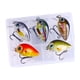 thumbnail image 4 of 5x Mini Crankbait Señuelos De Pesca Cebo De Pesca Realista Para Trucha Walleye Boat Style B, 4 of 5