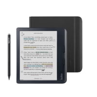 Paquete De Ereader Kobo Libra En Color Negro Con Funda Y Lápiz Capacitivo